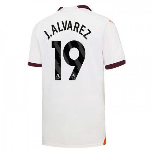 Fotbollskläder Manchester City J. Alvarez 19 Bortatröja 2023-24 - Kortärmad Fotbollskläder Manchester City J. Alvarez 19 Bortatröja 2023-24 - Kortärmad
